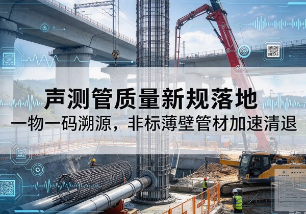 息烽声测管质量新规落地，一物一码溯源，非标薄壁管材加速清退