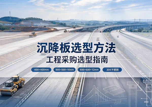息烽沉降板选择方法